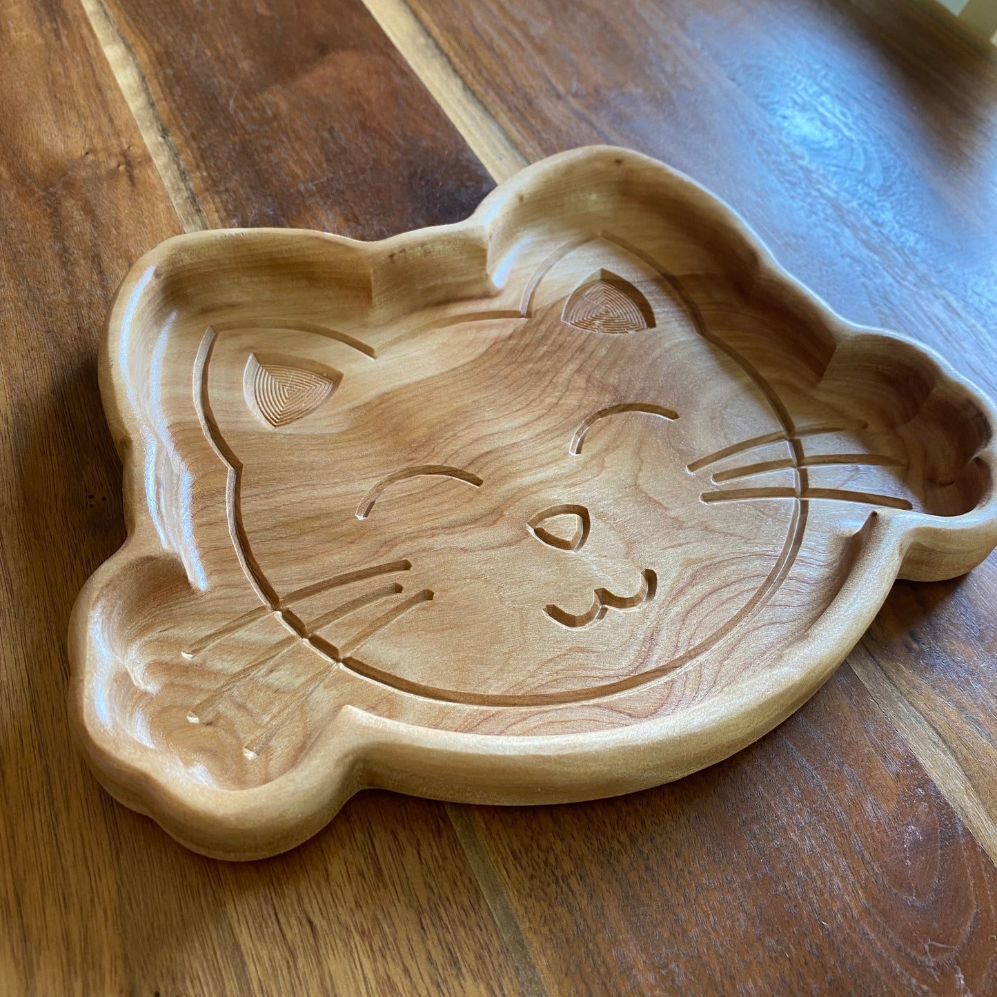 Happy Kitten Catchall Tray - cat tray // anime cat