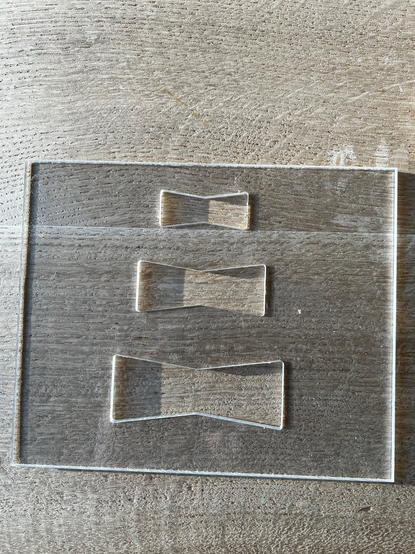 Acrylic Bow Tie Inlay Template