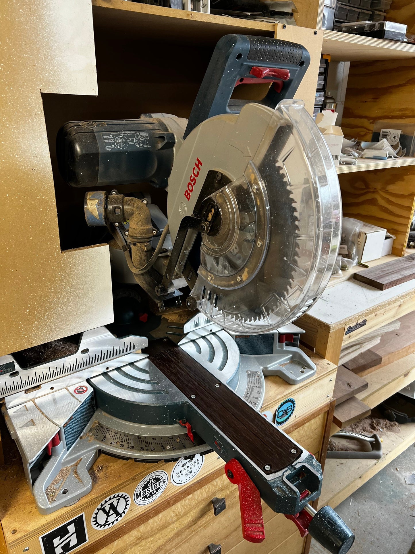 Zero Clearance Insert for Bosch 12β Miter Saw GCM12SD - READ the description