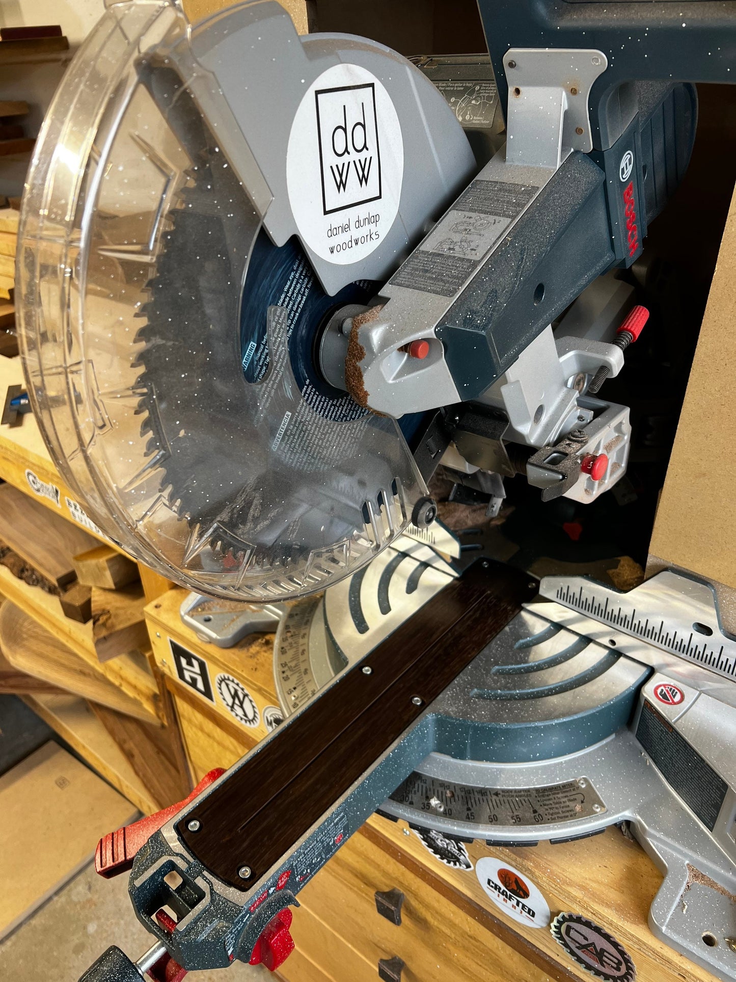 Zero Clearance Insert for Bosch 12β Miter Saw GCM12SD - READ the description