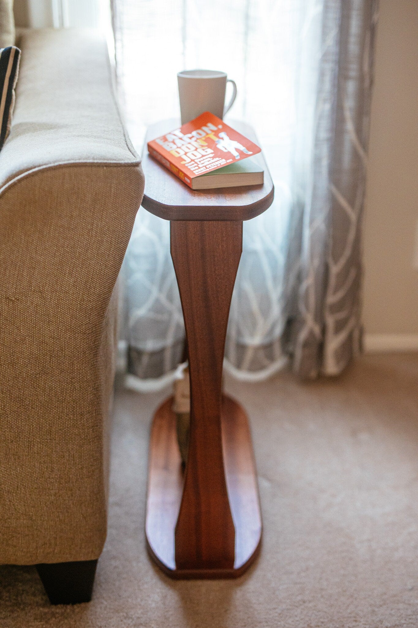 DDWW Narrow Side Table - Space Saving - Apartment Size