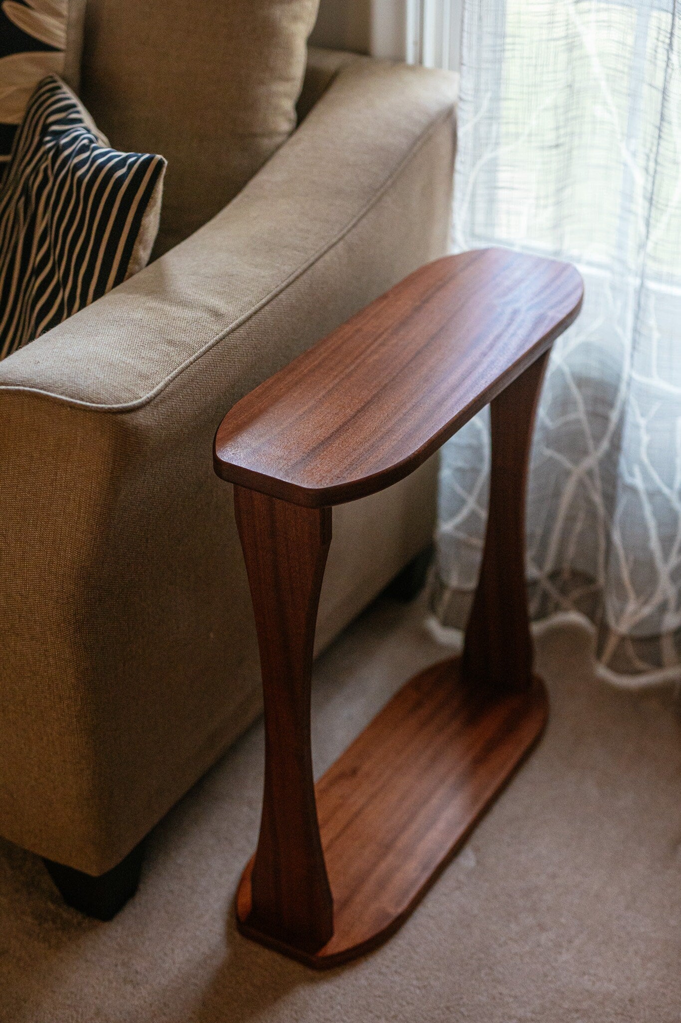 DDWW Narrow Side Table - Space Saving - Apartment Size