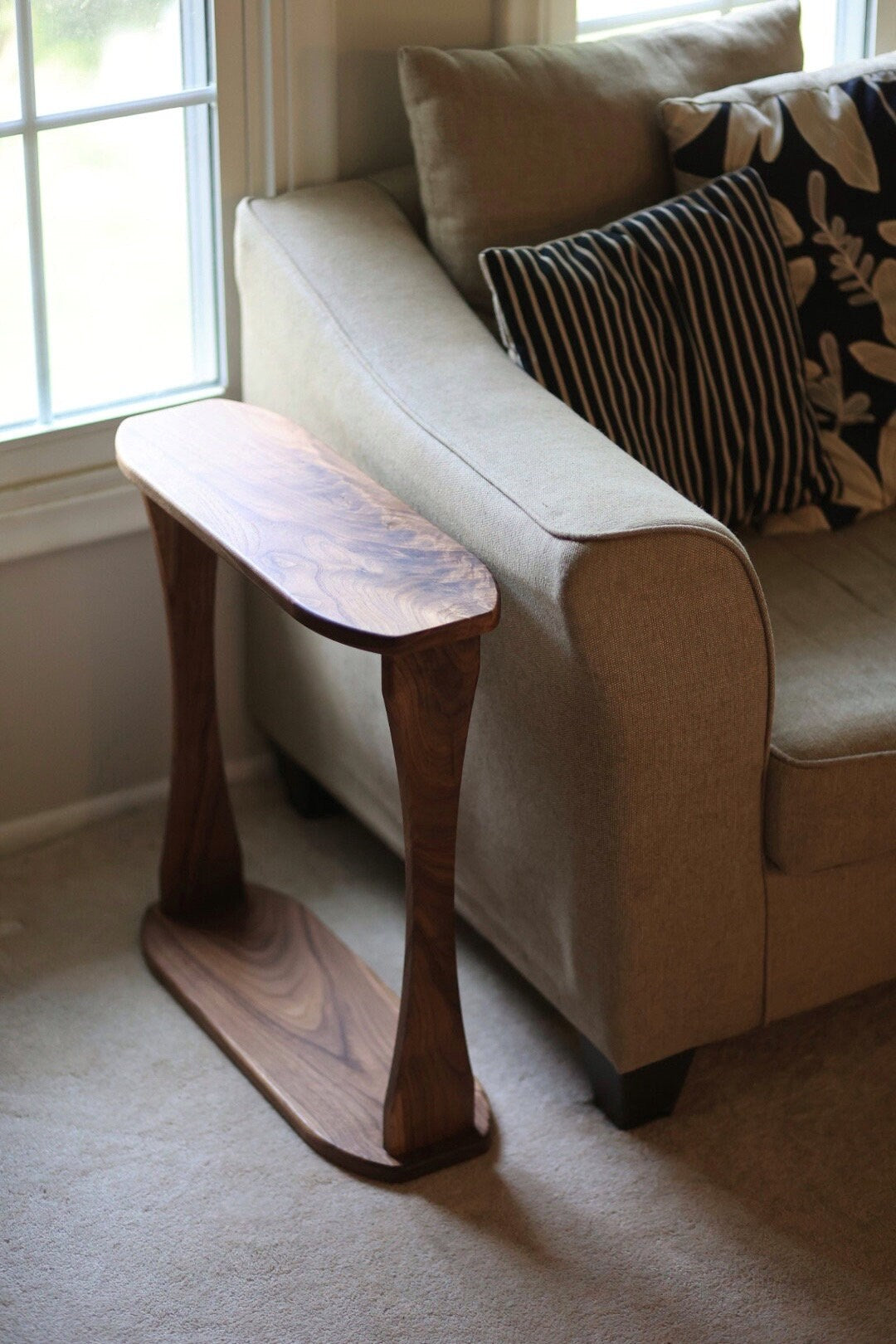 DDWW Narrow Side Table - Space Saving - Apartment Size