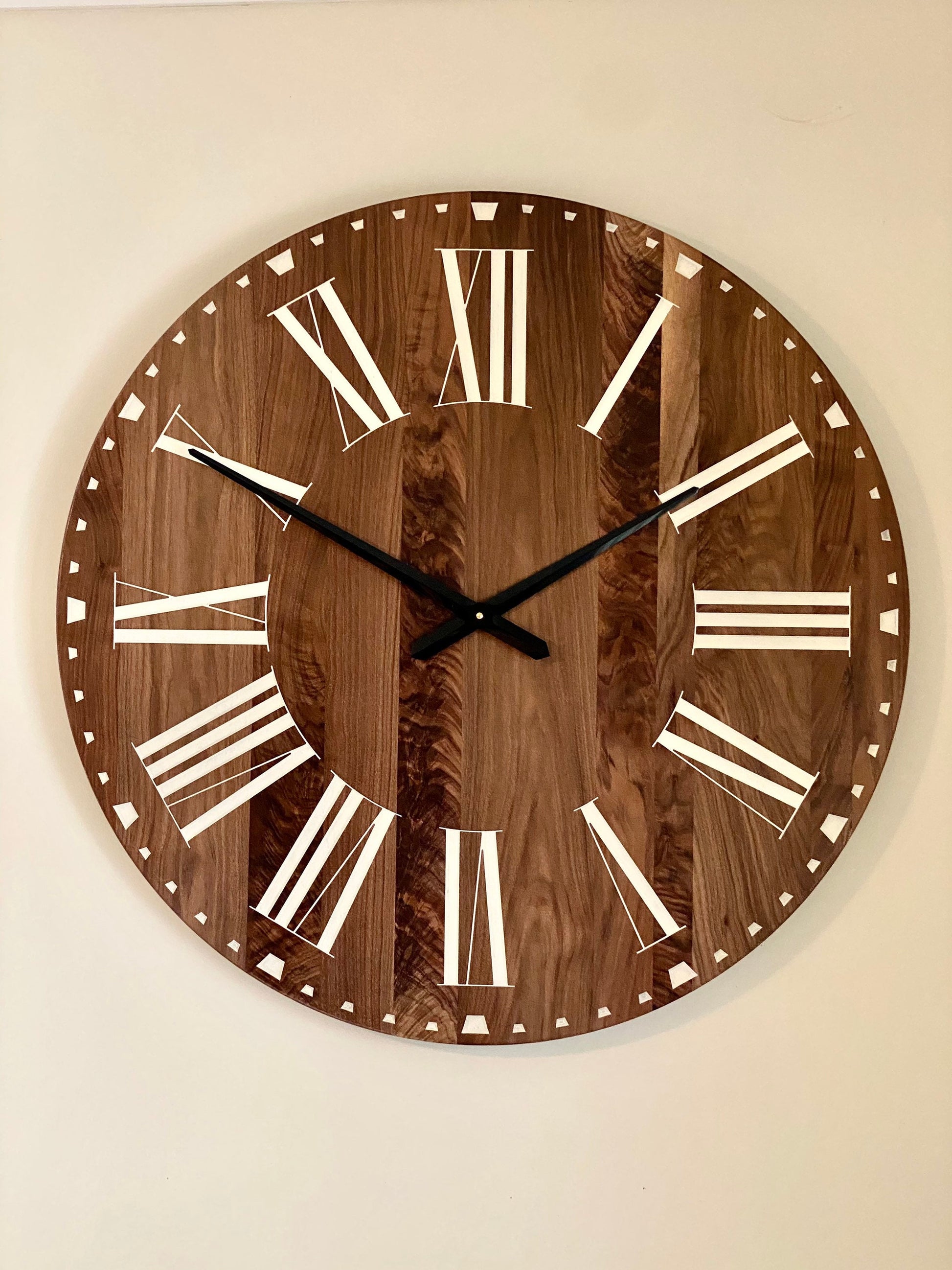 32 Walnut Clock