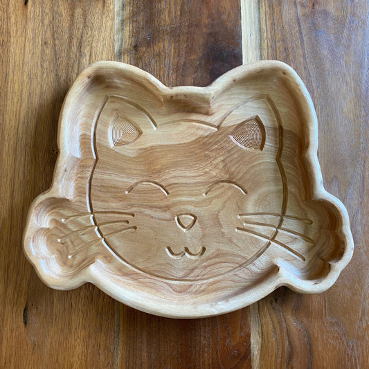 Happy Kitten Catchall Tray - cat tray // anime cat