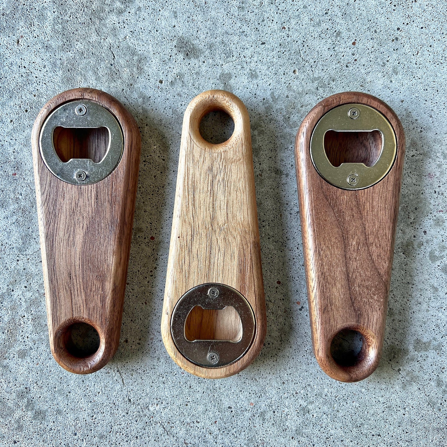 Solid Walnut Bottle Openers