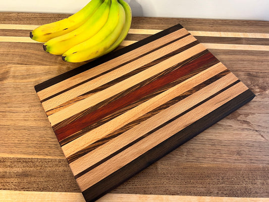 One of a Kind Exotic Hardwood Cutting Board