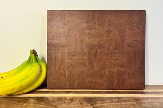 Natural Cherry Wood End Grain Cutting Board