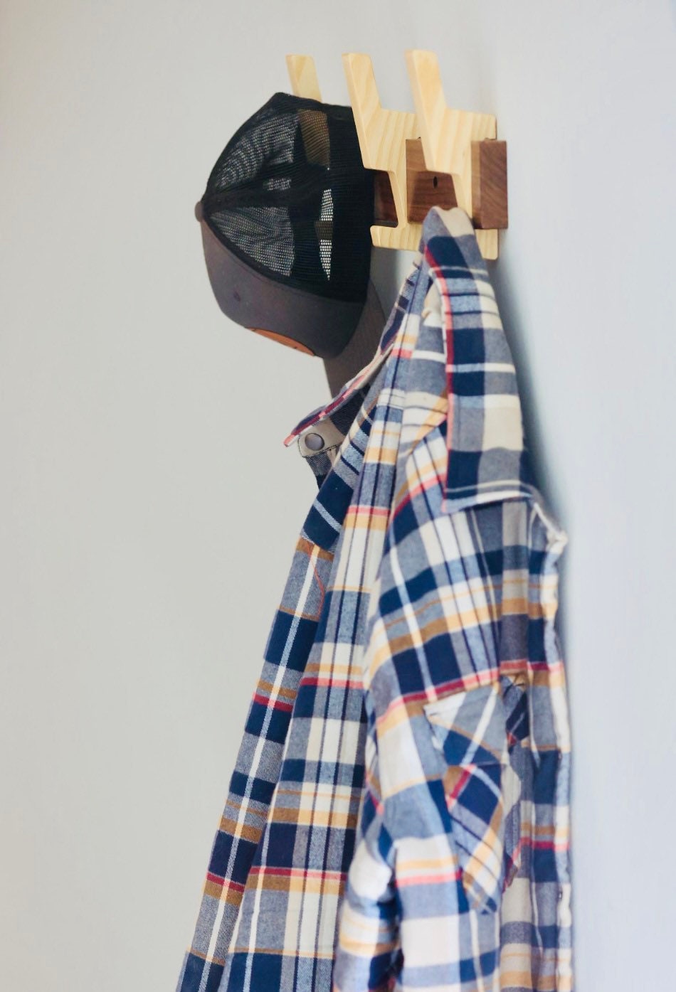 Wall Mounted Modern Coat Rack, Hat Rack, Backpack Hooks, 2 Hooks, 3 Hooks, 4, Hooks