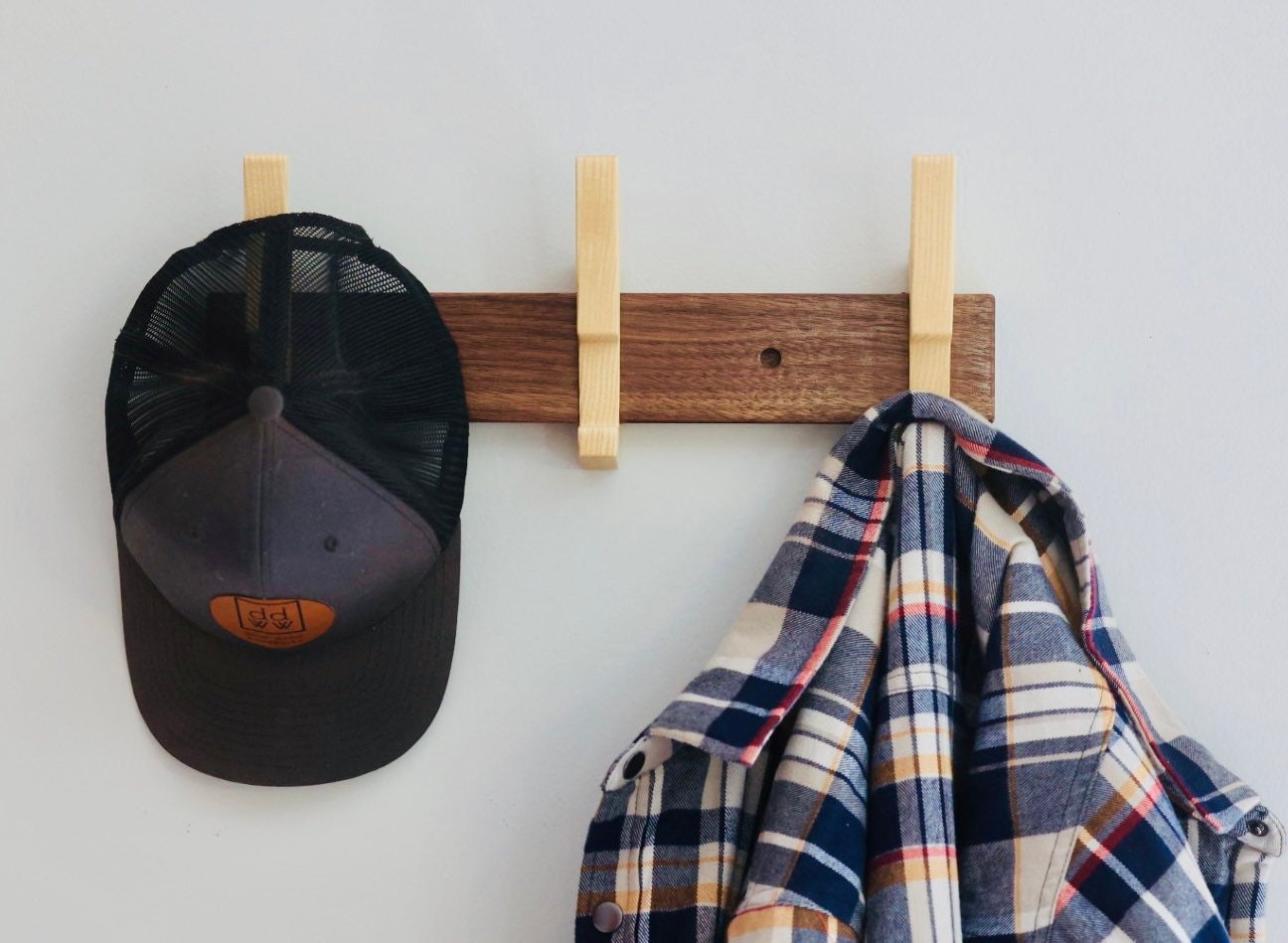 Wall Mounted Modern Coat Rack, Hat Rack, Backpack Hooks, 2 Hooks, 3 Hooks, 4, Hooks