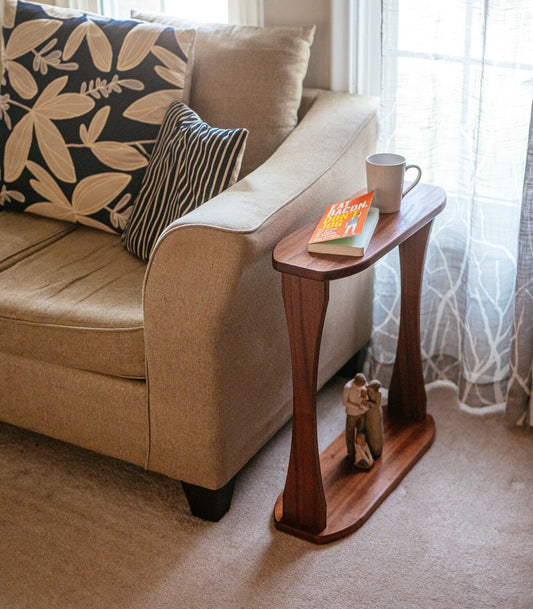 DDWW Narrow Side Table - Space Saving - Apartment Size