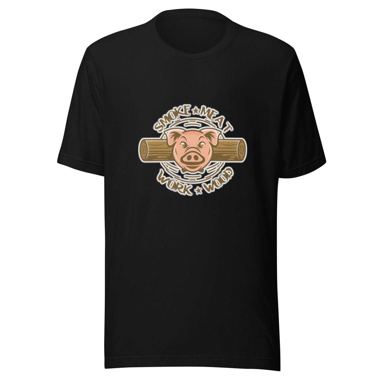 Smoke Meat Work Wood Unisex t-shirt