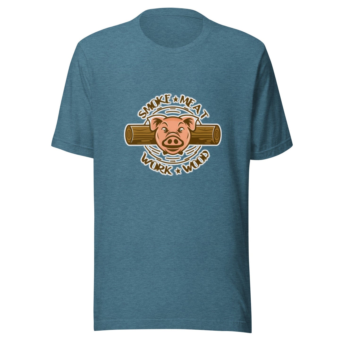 Smoke Meat Work Wood Unisex t-shirt