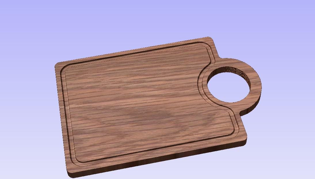 DIGITAL FILE! - DDWW Big O Charcuterie Board with Juice Groove, svg, dxf