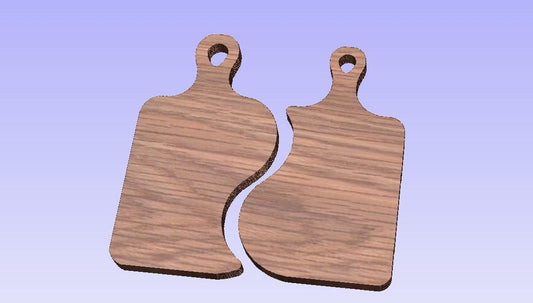 DIGITAL FILE! Nesting Cutting Boards, svg, dxf