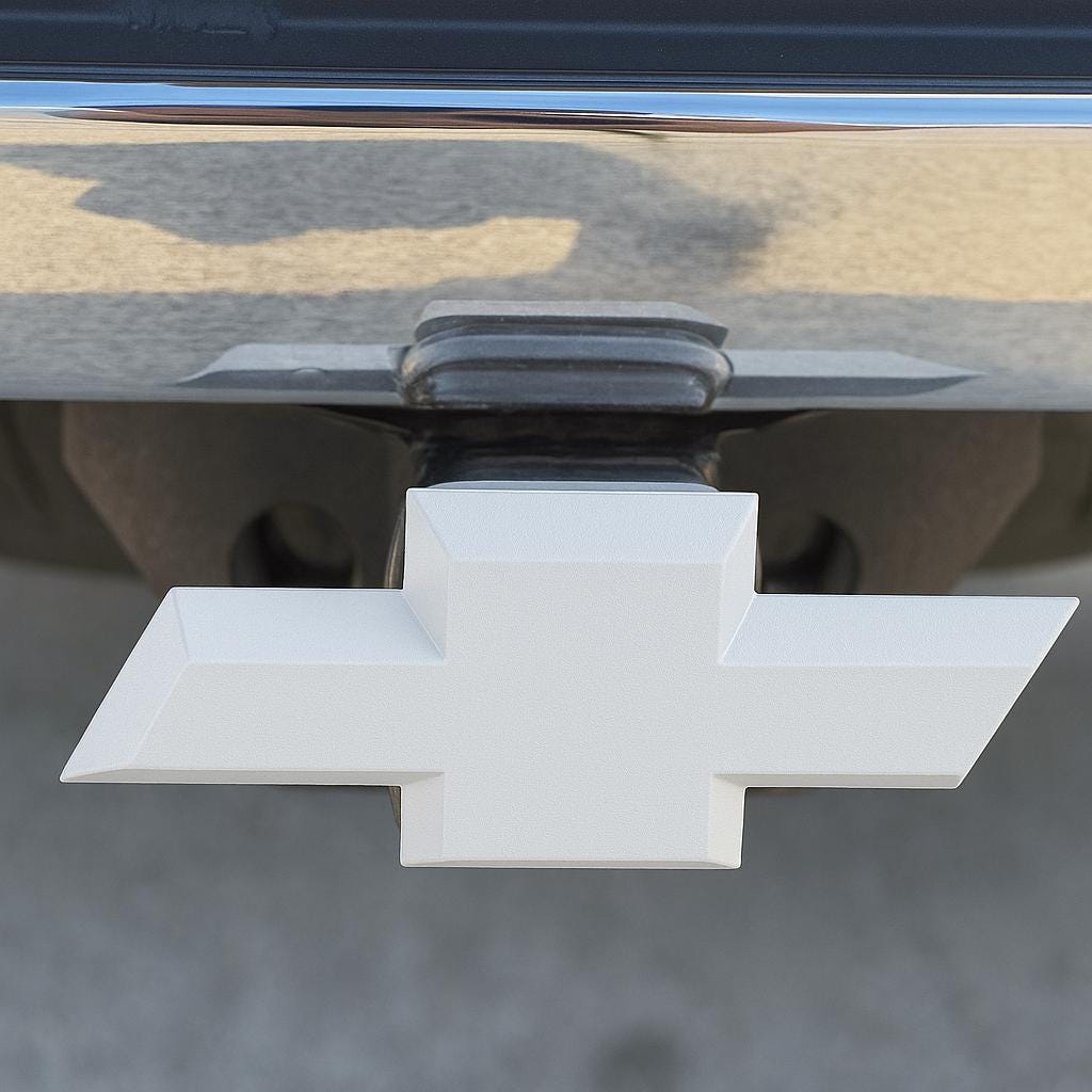 Bow Tie Tralier Hitch Cover