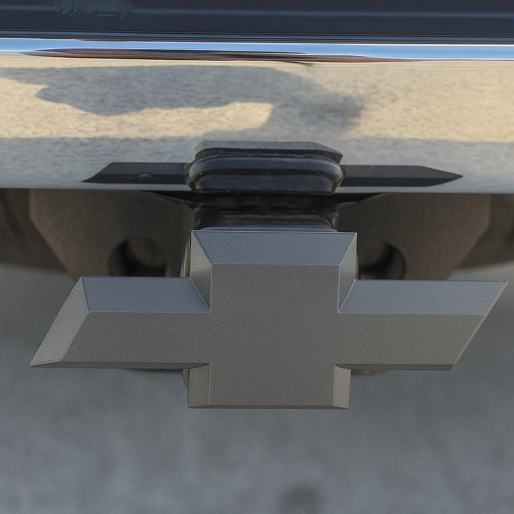 Bow Tie Tralier Hitch Cover